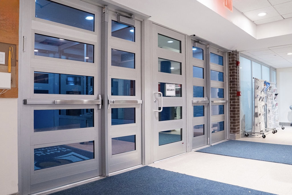 vestibule doors bullet resistant