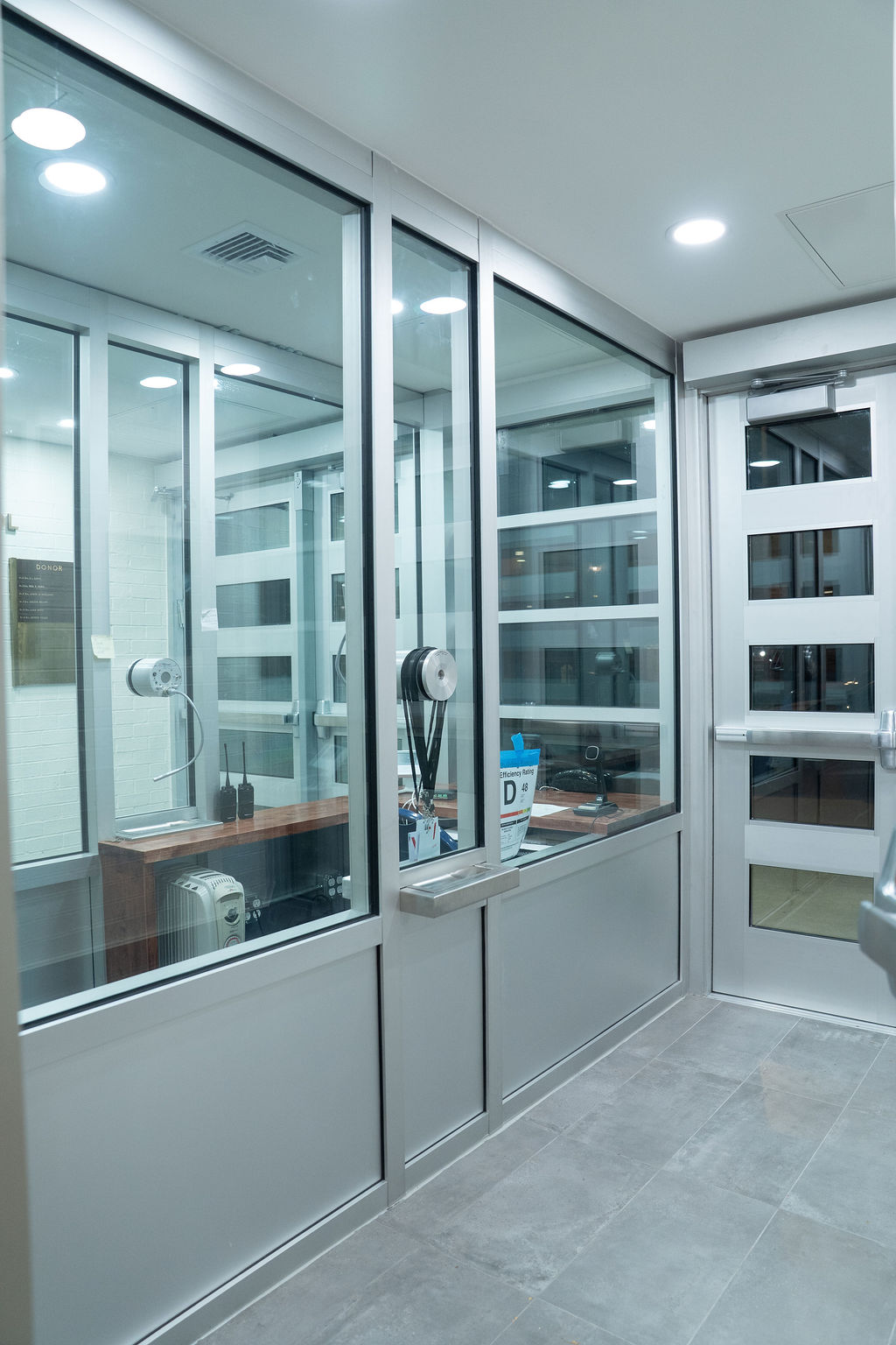 transaction window bullet resistant