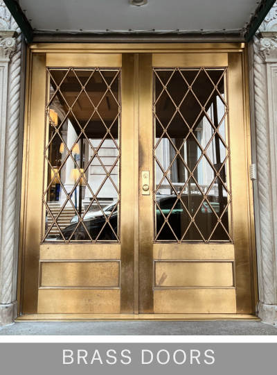 Brass Doors in New York - Dori Doors NYC