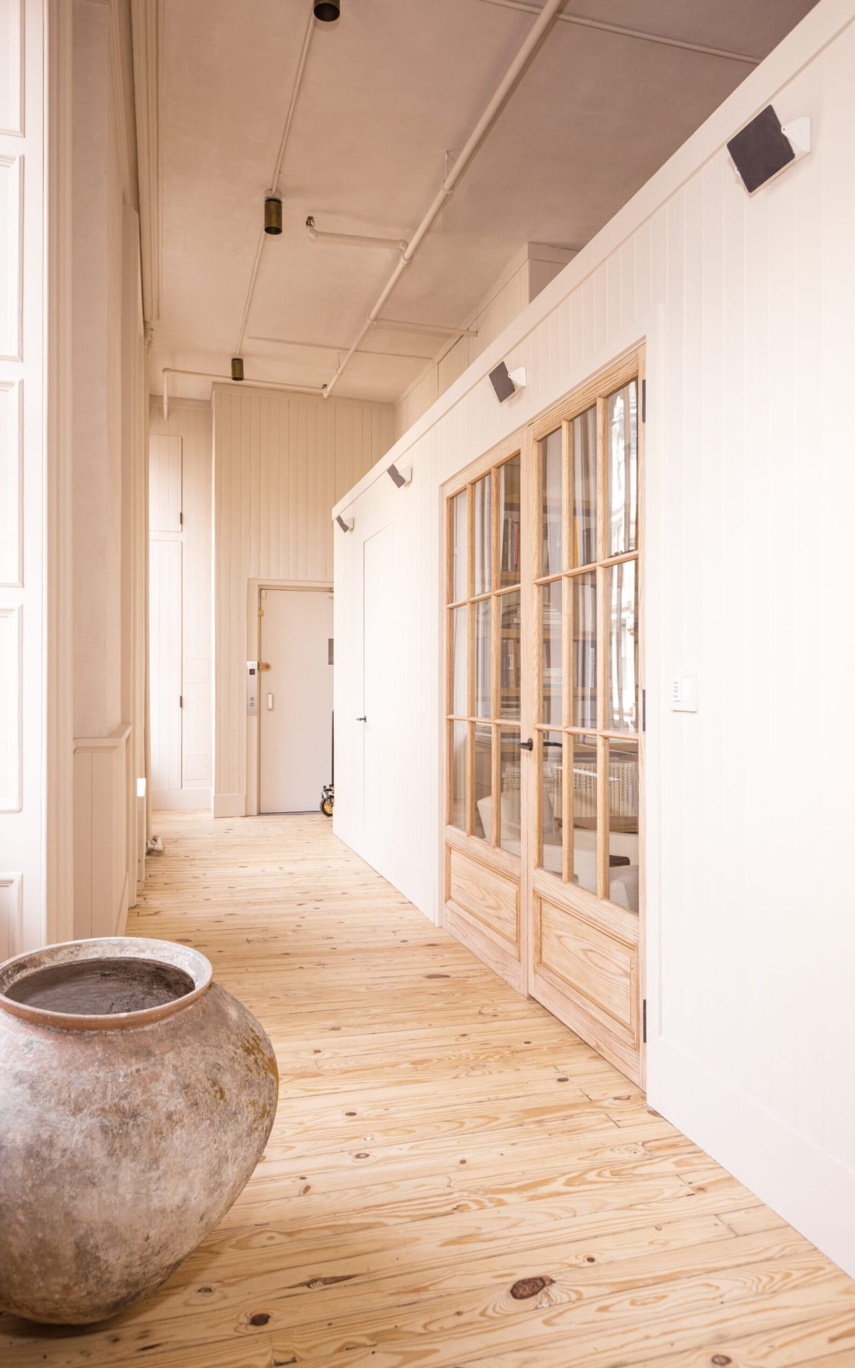 wooden interior door